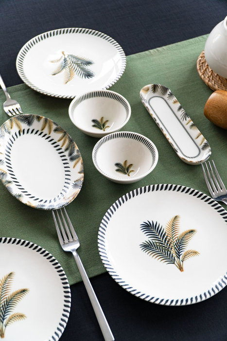 Hermia Set de Desayuno Palmiye 6 Multicolor